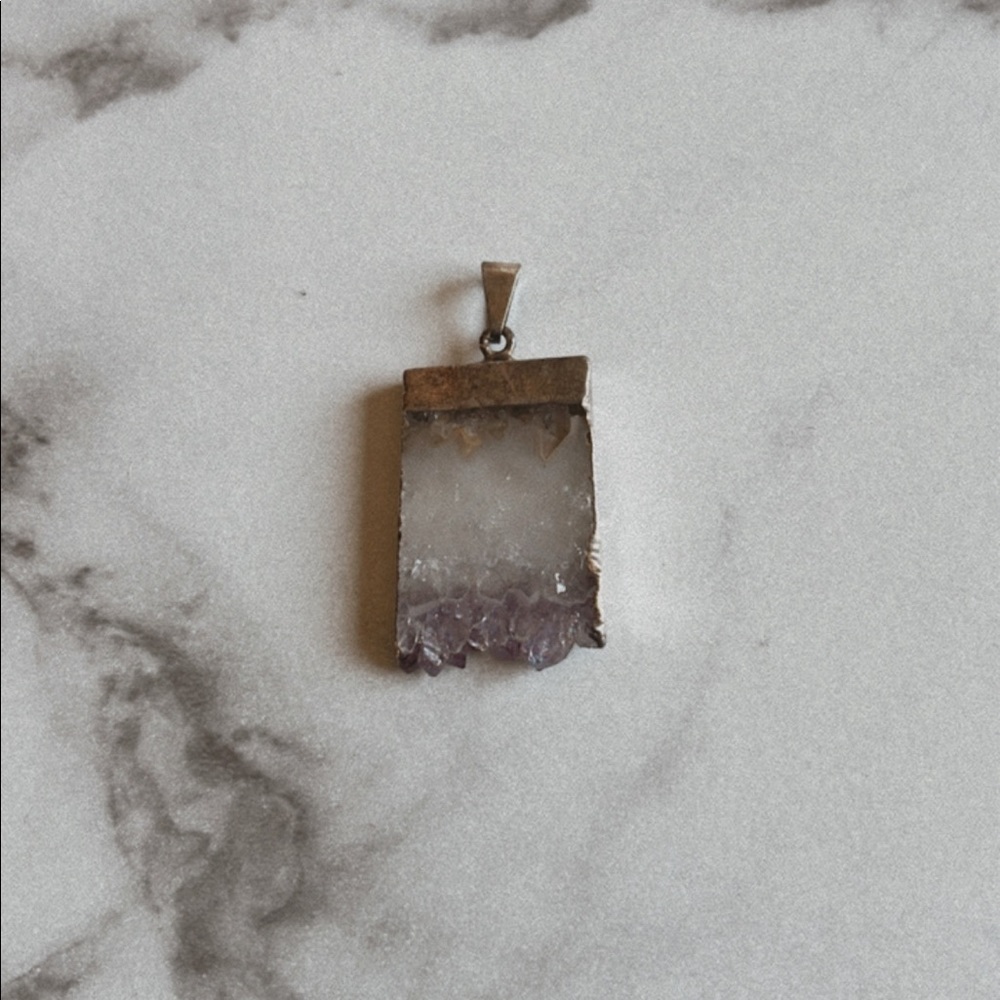 Real Amythest pendant